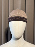 Beige&Brown Kufi pattern