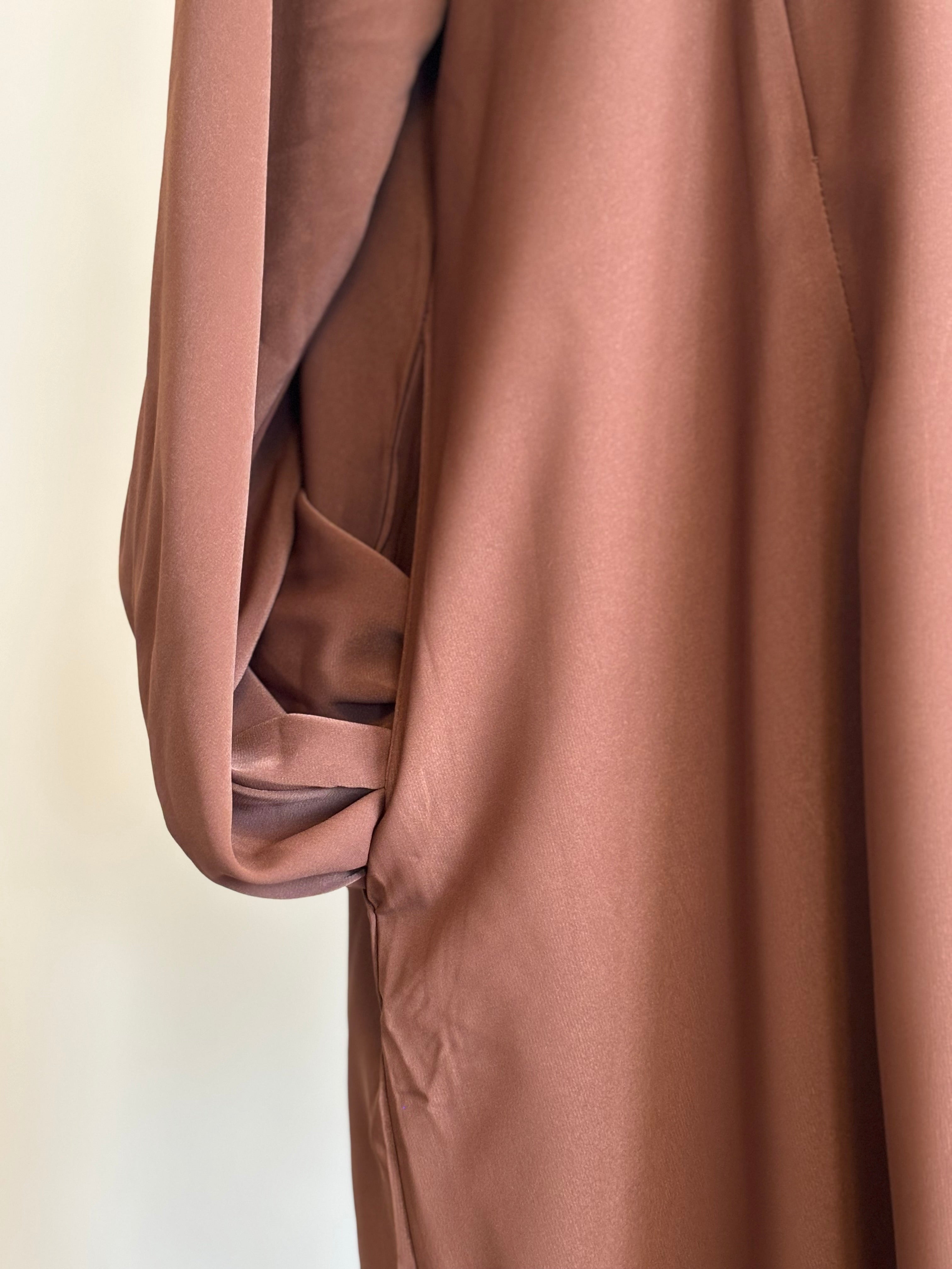 Noor Ease Abaya Coffee