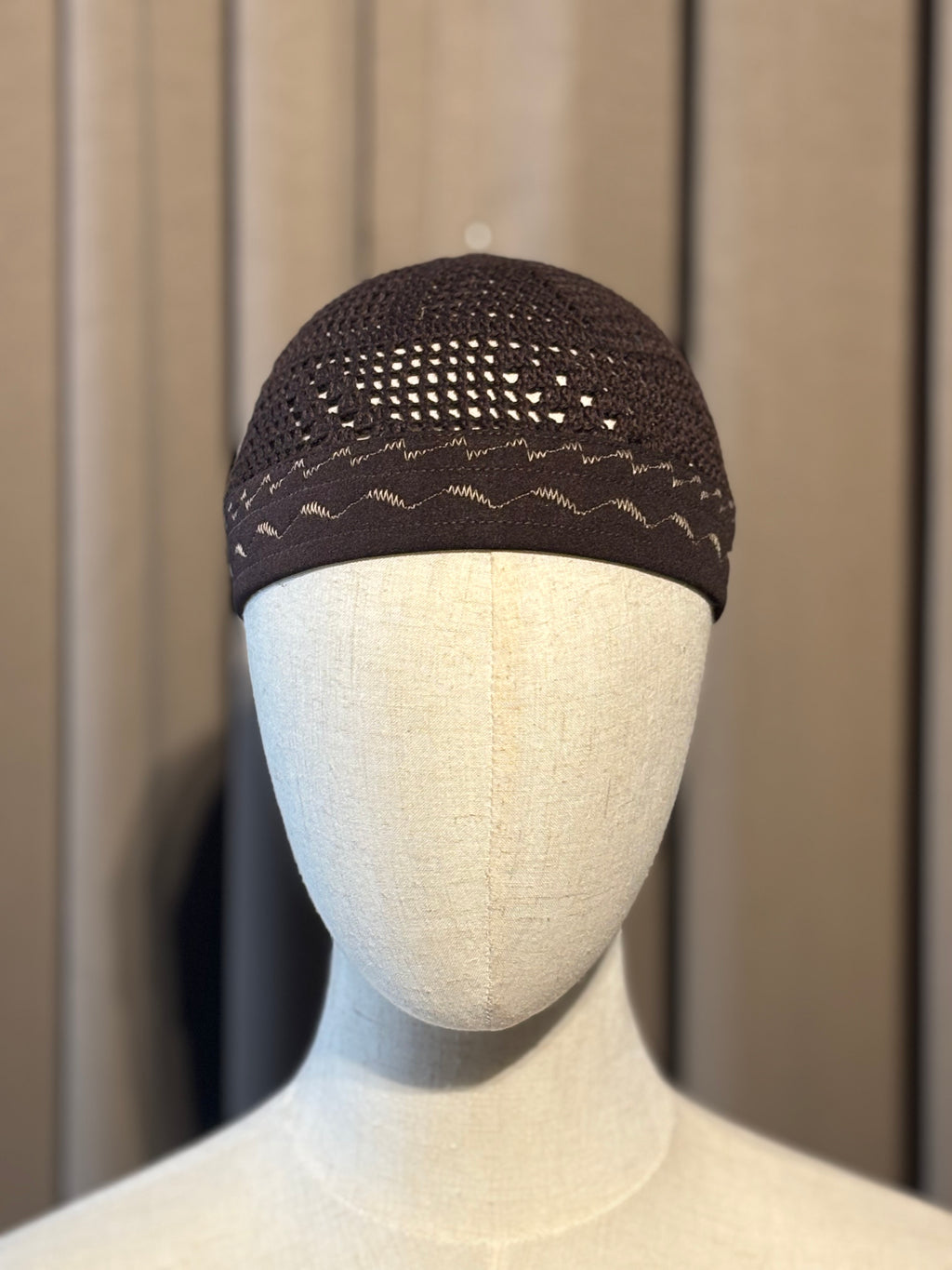 Dark Brown Kufi
