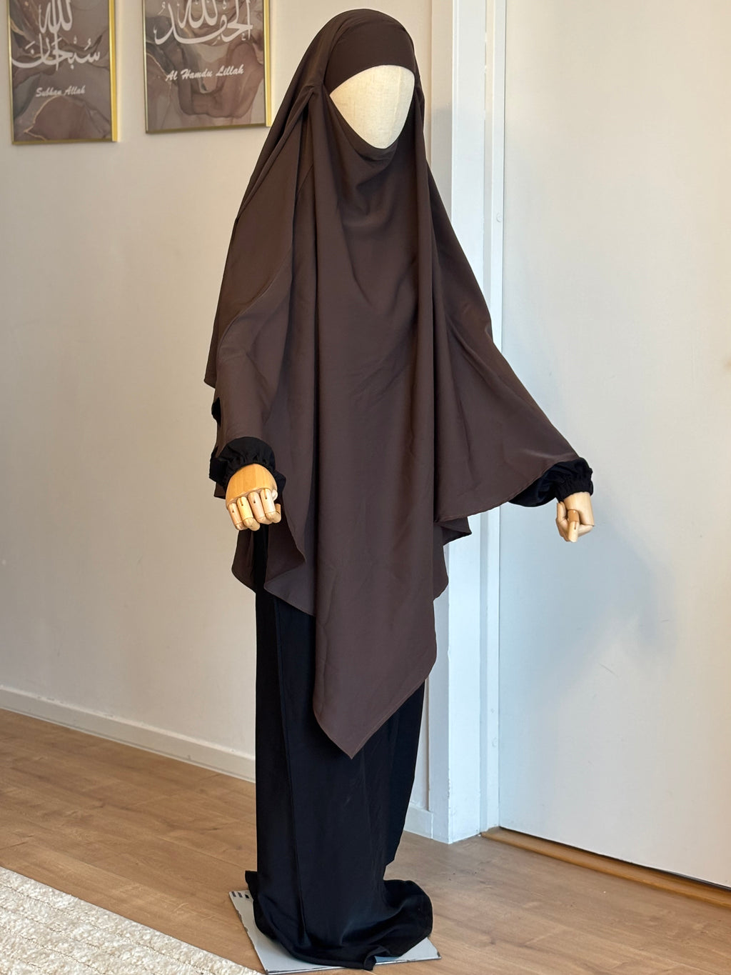 Coffee brown Safa khimar