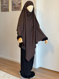 Coffee brown Safa khimar