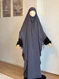Layali Flow Khimar Dark grey