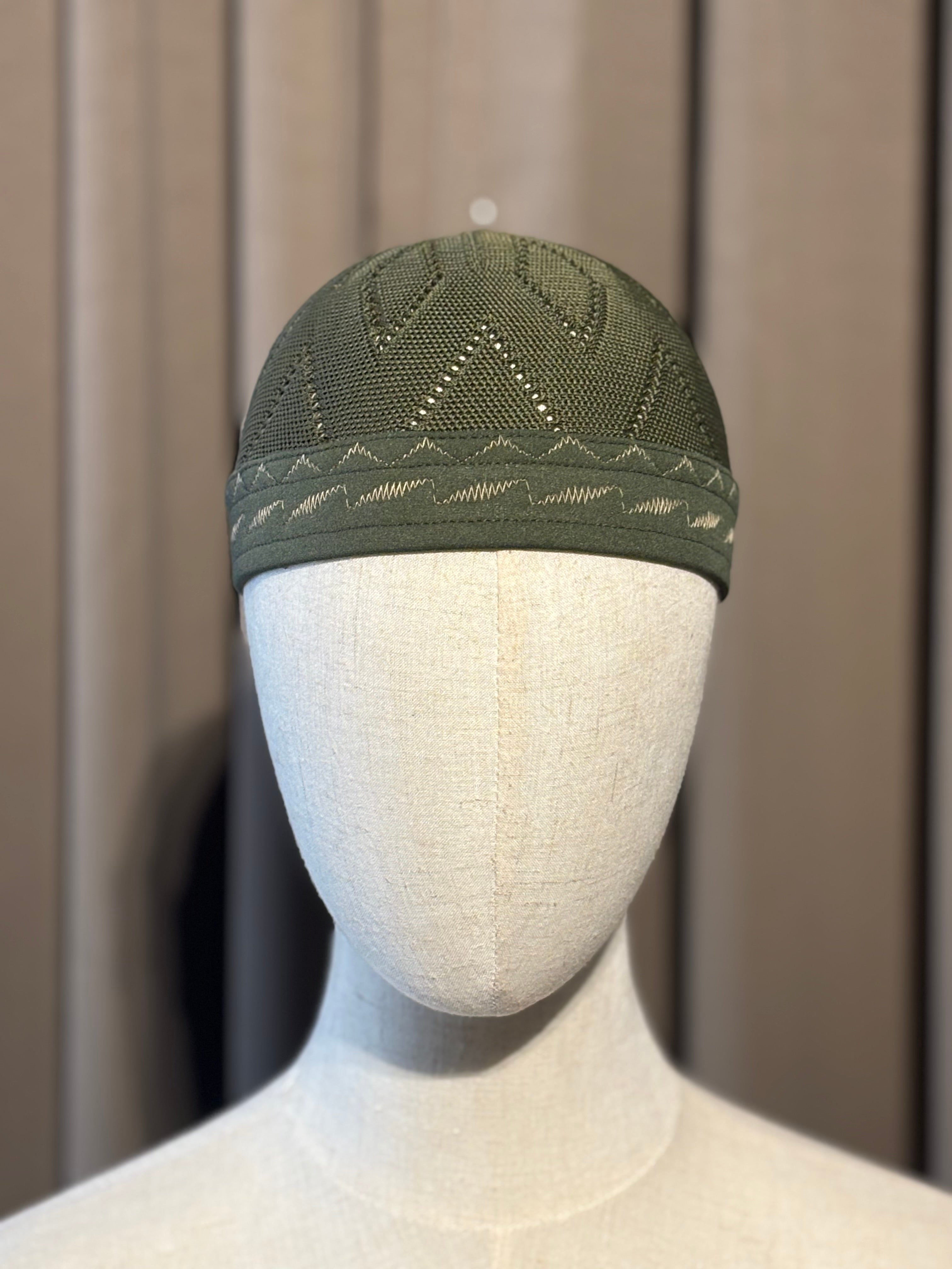 Green Kufi Pattern