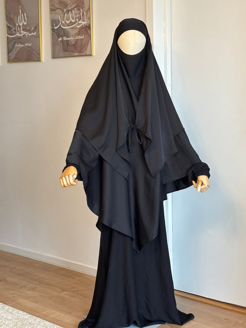 Black Safa Khimar