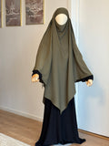 Khaki Safa khimar