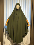 Khaki Slit-Khimar
