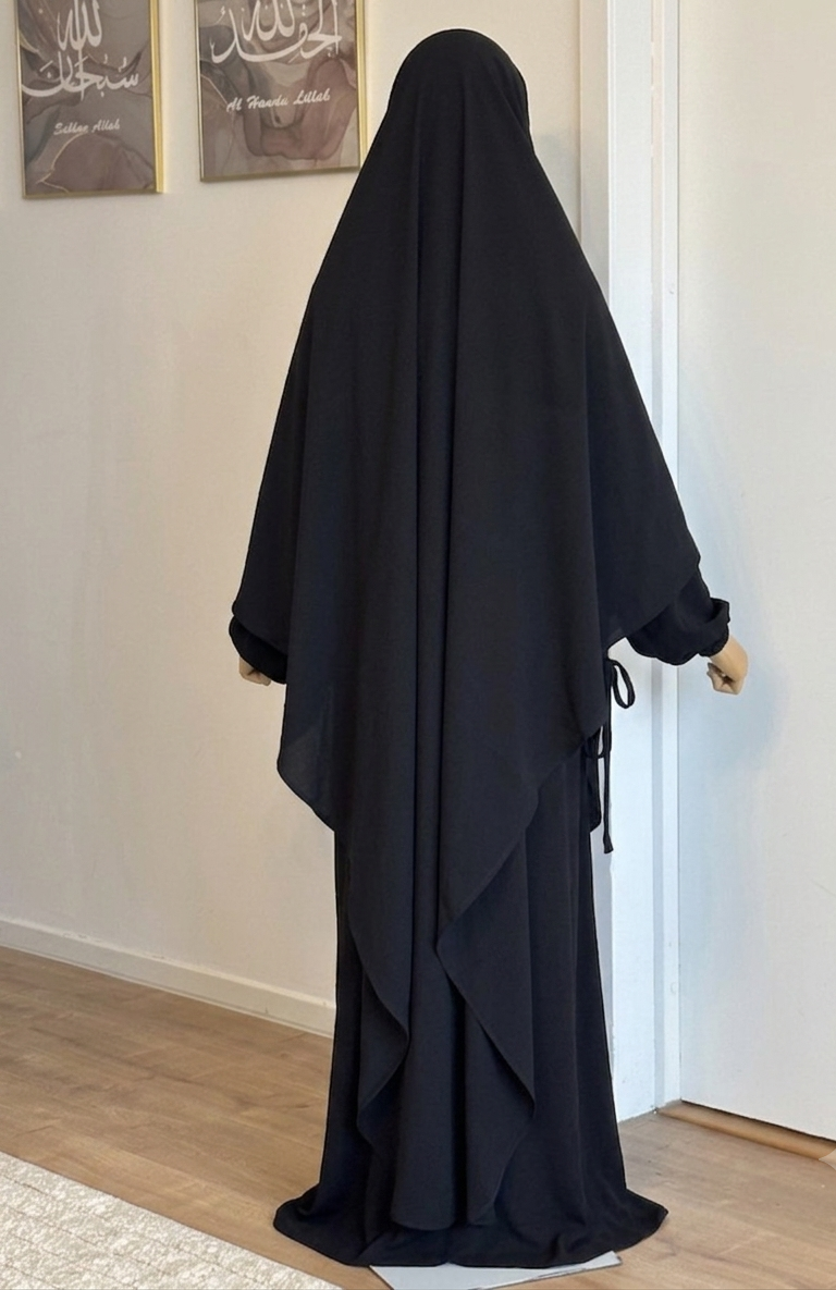 Layali Flow Khimar Black